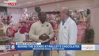 Kenny takes a preValentines Day tour at Malleys Chocolates [upl. by Farika]