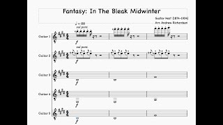 Fantasy In The Bleak Midwinter  Holst  Andrew Richardson [upl. by Ynaffik535]