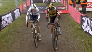 Incredible Sprint Finish Marianne Vos vs Lucinda Brand [upl. by Celesta]