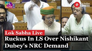 Lok Sabha Oppn Protest Against Nishikant Dubeys NRC Demand Kanganas Dig At Congress amp More [upl. by Martino]