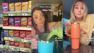 2023 Stanley Tumbler TikTok WaterTok Water Recipes compilation [upl. by Nadiya]