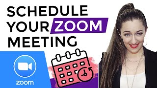 How to Schedule a Zoom Meeting in Advance Step by Step Tutorial ✅ [upl. by Nywled822]