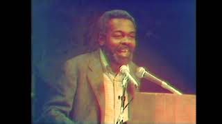 Amiri Baraka Oct 1984 quotWailers for Larry Neal and Bob Marleyquot live at SF State—The Poetry Center [upl. by Aguste]