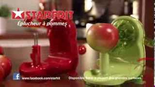 STARFRIT Éplucheur de pomme Apple peeler  Francais [upl. by Jerome]