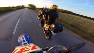 Honda XL 600 XR 600  from Italy to Baltic Estonia moto tour 2015 Trailer [upl. by Okiam]