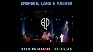 Emerson Lake amp Palmer ELP Live in Miami FL 11151973 [upl. by Ainoyek]