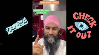 Jagmeet Singh RAP TIK TOK video [upl. by Felt948]