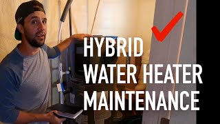 Hybrid Water Heater Maintenance for all Brands  Rheem AO Smith [upl. by Colbert]