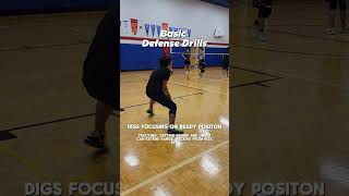 3 Basic Defensive Drill For Volleyball Athletes [upl. by Yetak266]