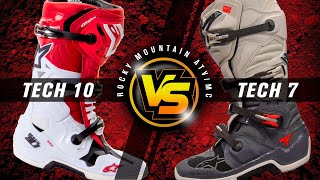 Alpinestars Tech 10 vs Tech 7  Which Motocross Boot is Best For You [upl. by Salahcin]