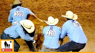 Wild Cow Milking  2023 West Texas Ranch Rodeo  Friday [upl. by Ekenna]