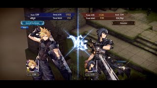 WOTV  Cloud vs Noctis lv115 [upl. by Aspa]