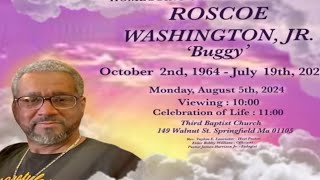 Celebrating the Life Of Roscoe ‘Buggy’ Washington [upl. by Shipman]