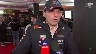 Max Verstappen Post Qualifying Interview  Las Vegas Grand Prix 2024 f1 [upl. by Zoller]