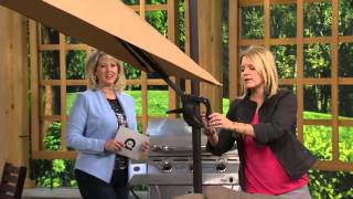 ATLeisure 85 Square Olefin Solar Offset Patio Umbrella on QVC [upl. by Ellery]