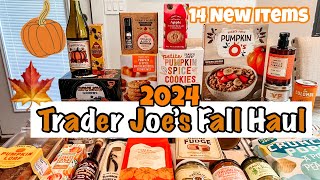 Trader Joe’s 2024 Fall Haul with 14 NEW ITEMS 🎃 [upl. by Nwahsad]