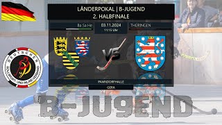 10 🏑 ROLLHOCKEY 🇩🇪 LÄNDERPOKAL  2 HALBFINALE  SG BSH vs Thüringen [upl. by Aidil971]