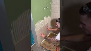 How to retile shower walls [upl. by Sirromad]