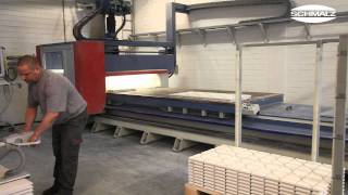 Vacuum Tube Lifter JumboErgo Simplifies Loading Universal Boards into a CNC Machine  Schmalz [upl. by Laurene]