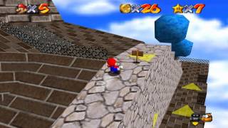 Super Mario 64 Walkthrough  Course 2  Whomps Fortress [upl. by Harutek]