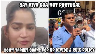 BIG SHAME  SHREHA DHARGALKAR WARNING TO THOSE WHO DIVIDE AND SOLD GOA [upl. by Weld]