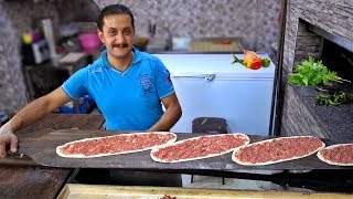 Turkish Pide Lahmacun Kebap Recipe Turkish Pizza Traditional Food [upl. by Centeno]