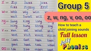 Jolly phonics group 5  phase 5 phonics sounds  phonics phase 5 [upl. by Marijane]