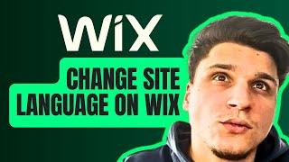 How Can I Change Site Language On Wix Website Builder [upl. by Drofniw862]