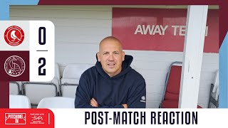 Frome Town FC 0  2 Taunton Town FC  Post Match Interview  Southern League Premier South [upl. by Atrebla671]