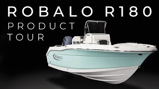 R180 Product Tour  Robalo Center Console [upl. by Kcyrred]