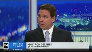 Despite Maine mass shooting DeSantis still opposes national red flag law if elected president [upl. by Urbannai]