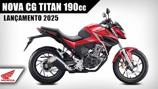 NOVA HONDA CG TITAN 190cc 2025 [upl. by Groome119]