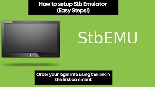 How to setup Stb Emulator  Easy steps 2024 [upl. by Vachel141]