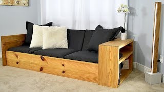 DIY Sofa Bed  Turn this sofa into a BED [upl. by Ryder]