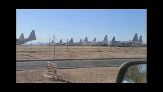 03102021 quotMothballedquot Airplanes at DavisMonthan AFB [upl. by Aeriel]