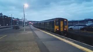 Class 150 GWR Service Departing Penzance [upl. by Lukas509]