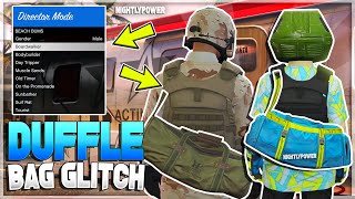 GTA 5 DUFFLE BAG GLITCH DIRECTOR MODE WORKING HOW TO GET ANY DUFFLE BAG DM GLITCH AFTER PATCH 158 [upl. by Amzaj]