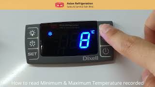 How to use Dixell XR30CX Controller Read MinMax Temperature [upl. by Erna]