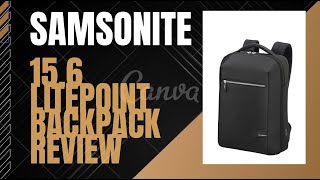 Product Review Samsonite Litepoint 156 backpack [upl. by Garlaand]