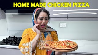 Home Made Chicken Tikka Pizza CRISPY CHEWY BUBBLY CRUST [upl. by Eniron]