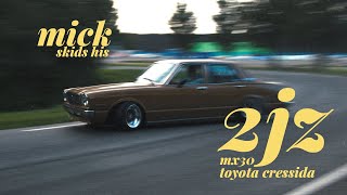 Mick skids his 2JZ Cressida [upl. by Nattie]