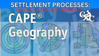 Cape Geography Unit 1 Settlement Processes Part 3 Urban models [upl. by Layap545]