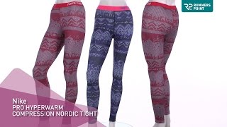 Nike Running PRO HYPERWARM COMPRESSION NORDIC TIGHT Damen [upl. by Juliann]