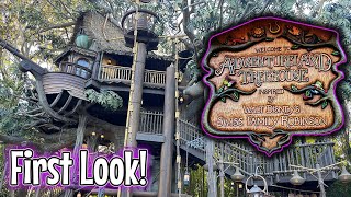 New Adventureland Treehouse at Disneyland  Full Tour  Magic Key Opening Day Preview 2023 [upl. by Peterson]