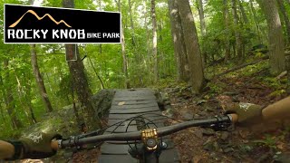 Mountain Biking Rocky Knob Bike Park  Boone NC [upl. by Cain]