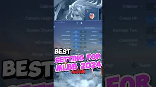 quot Mobile Legends Settings for 2024  Optimized Gameplay Guidequot ml mlbb mlbbsetting shorts ff [upl. by Thanh]