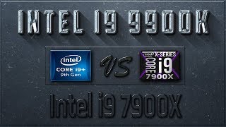 Intel i9 9900K vs i9 7900X Benchmarks  Test Review  Comparison  Gaming  10 Tests [upl. by Neo]