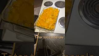 Tater tot casserole recipe recipe food dinnerideas tatertotcasserole cooking dinnerrecipe [upl. by Eceerahs]