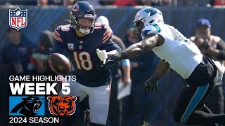 Carolina Panthers vs Chicago Bears Game Highlights  NFL 2024 Season Week 5 [upl. by Barney]