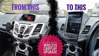 old Fiesta wireless apple carplay  Android Auto upgrade  Seicane Android Stereo [upl. by Rodrich]